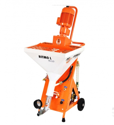 Штукатурная станция PFT RITMO L FC-230V eco Купить штукатурную станцию PFT Ritmo L FC-230V Eco. Дальность подачи до 20м